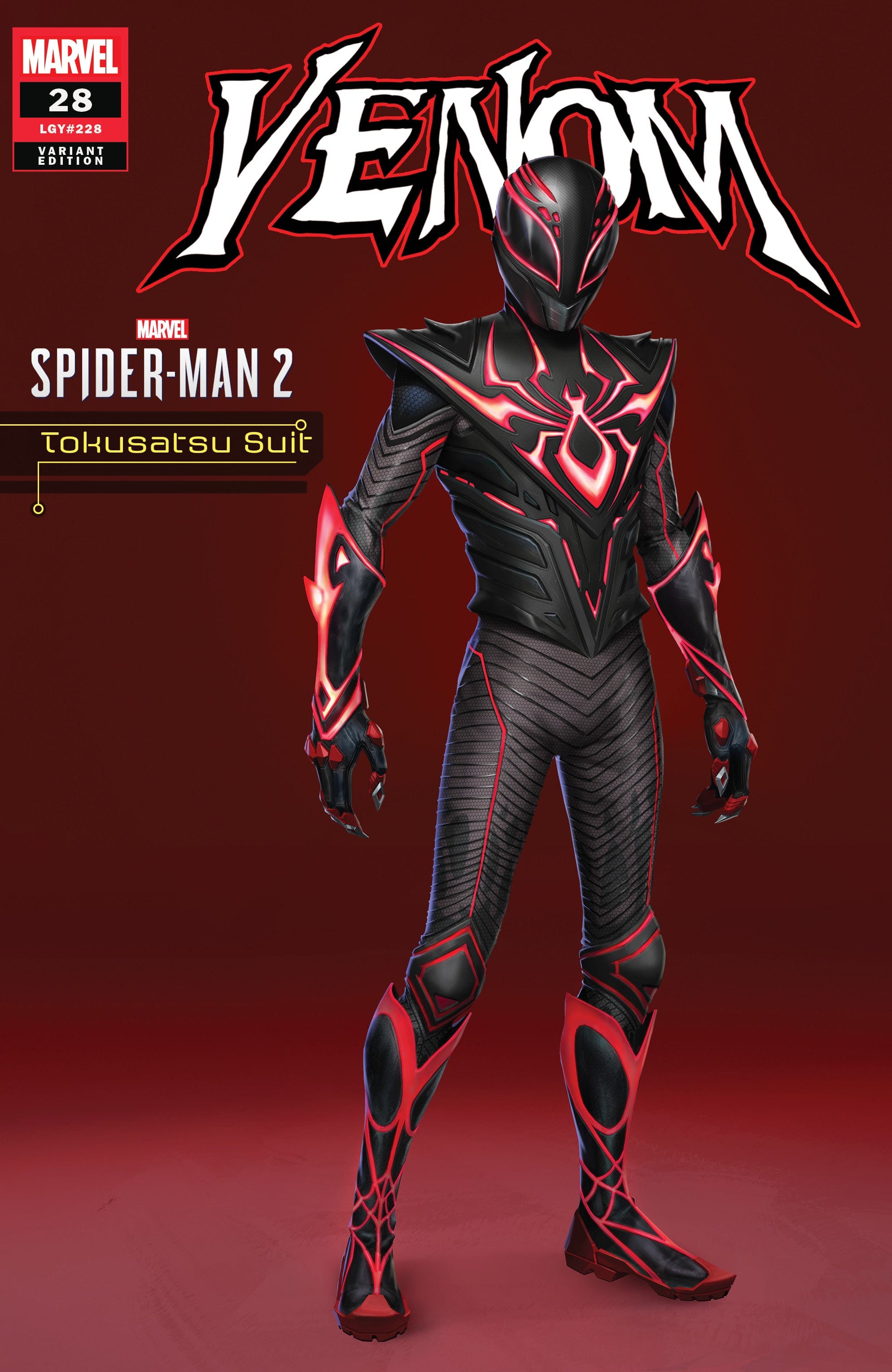 venom #28 tokusatsu suit marvel's spider-man 2 var